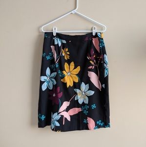 Floral Pencil Skirt